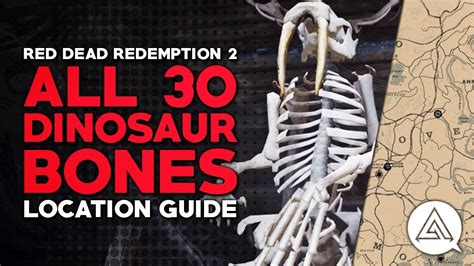 All Red Dead Redemption 2 Dinosaur Bones Map