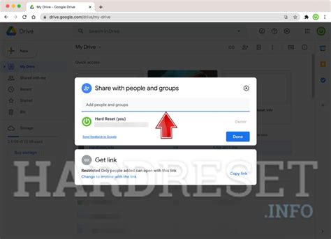 How to Share Google Drive Folder - HardReset.info
