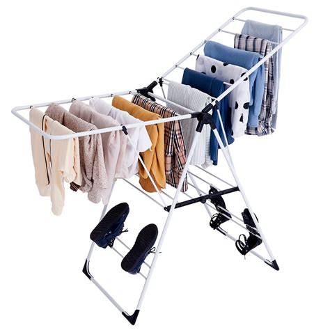 Costway Laundry Clothes Storage Drying Rack Portable Folding Dryer Hanger Heavy Duty - Walmart.com