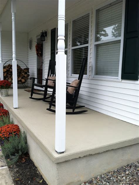 Pine Tree Home: Resurfacing Concrete: Porch Makeover