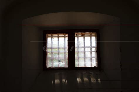 Window in the prison cell stock photo. Image of depression - 150831228