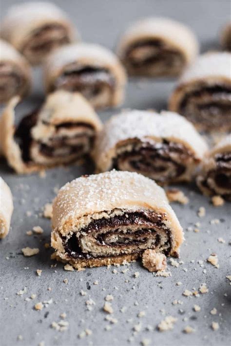 Chocolate Rolled Cookies Tender and flaky choclate cookie