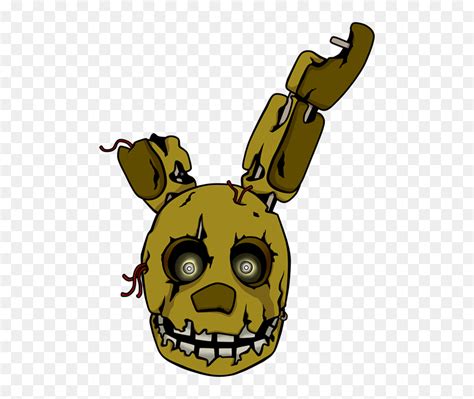 Five Nights At Freddy's Springtrap Head, HD Png Download - vhv