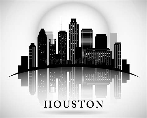 Houston Texas skyline city silhouette. Houston city skyline design. Texas , #Sponsored, #skyline ...