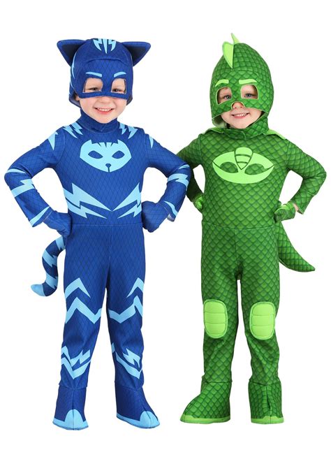 Boys Deluxe PJ Masks Gekko Costume | Kids Halloween Costume