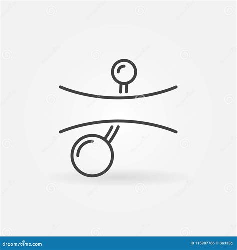 Belly Button Piercings Line Icon. Vector Navel Piercing Symbol Stock Vector - Illustration of ...