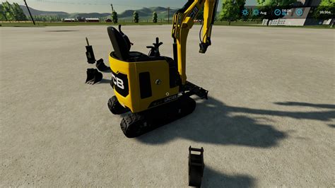 JCB 18Z V1.0 – FS22 mod