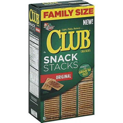 Club Snack Stacks Crackers, Original, Family Size | Crackers | Reasor's