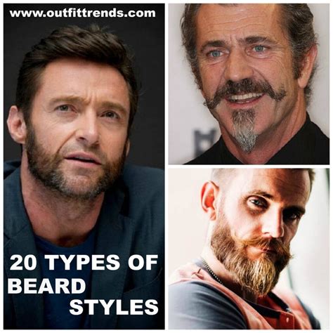 Types of Beards Styles; Their Name with Pictures - A Complete List