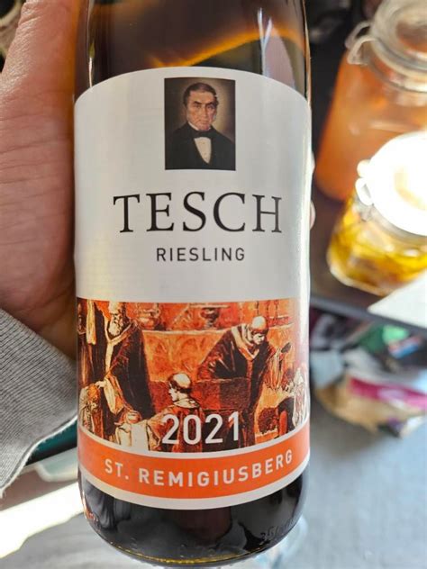 2021 Weingut Tesch Laubenheimer St. Remigiusberg Riesling Trocken, Germany, Nahe - CellarTracker