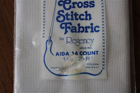 Aida cloth cross stitch cloth 14 count 8.5 count your | Etsy