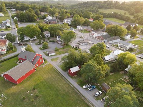 Hedgesville, West Virginia, Birds eye view of Town Square. | West virginia, Birds eye, Virginia