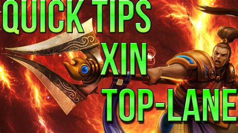 Quick Tips: Xin Zhao Top-lane - YouTube