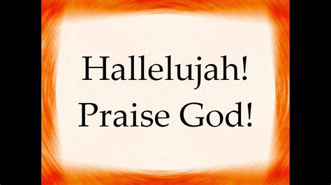 2017-09-03 Hallelujah Praise God - YouTube