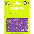 Claire's $20: Amazon.com: Gift Cards