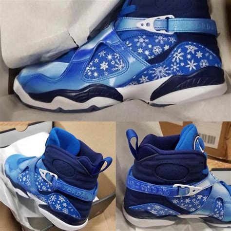 Air Jordan 8 Snowflake Blizzard 305368-400 Release Date - SBD