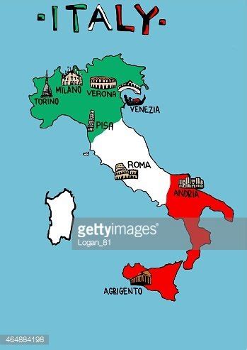 Italy Map Stock Clipart | Royalty-Free | FreeImages