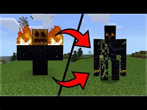 HOW TO SUMMON CUSTOM GOLEMS IN MINECRAFT POCKET EDITION (GOLEM MOD) - YouTube