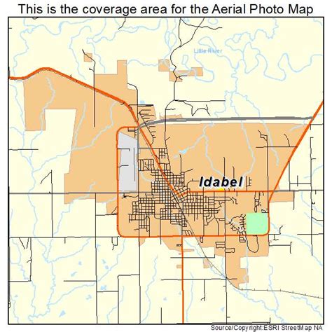 Aerial Photography Map of Idabel, OK Oklahoma