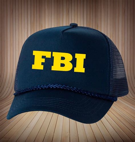 FBI Hat - Etsy