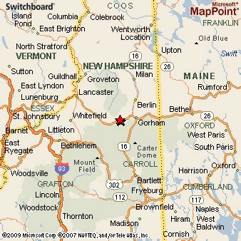 Randolph, New Hampshire Area Map & More