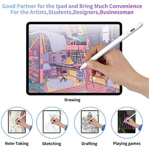 Lápiz óptico para Apple iPad Pencil - Nuevo lápiz activo para Ipad con ...