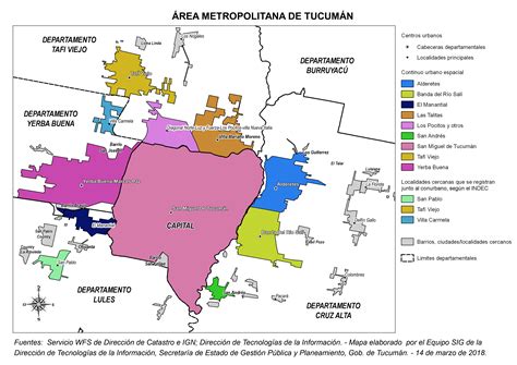 Map of the Greater San Miguel de Tucumán | Gifex