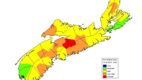 Nictaux wildfire burning but under control - Nova Scotia - CBC News