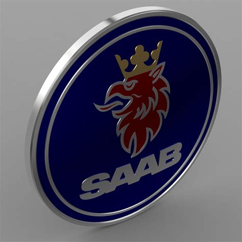 Saab Logo - 3D Model by 3d_logoman