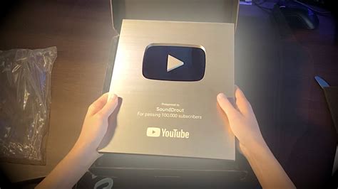 SILVER PLAY BUTTON! - YouTube 100k Creator Award Unboxing - YouTube