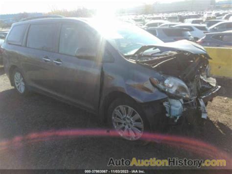 5TDDK3DC2FS116615 TOYOTA SIENNA XLE 7 PASSENGER - View history and price at AutoAuctionHistory