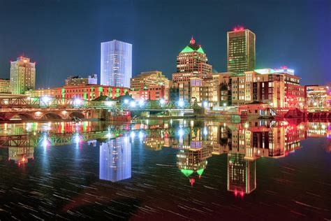 Rochester New York Skyline Photograph by James Montanus - Fine Art America