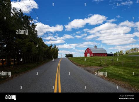 The Red Barn Stock Photo - Alamy