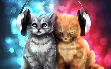 Cool Cats, cool, Art, Misic, Cats, HD wallpaper | Peakpx