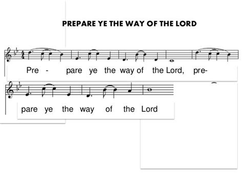 Prepare Ye the Way of the LORD