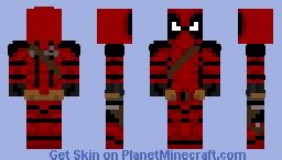 Deadpool The Movie Minecraft Skin