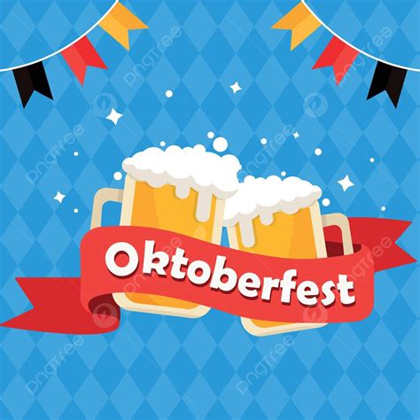 Vector Illustration Of Oktoberfest Advertising Background For Munich ...