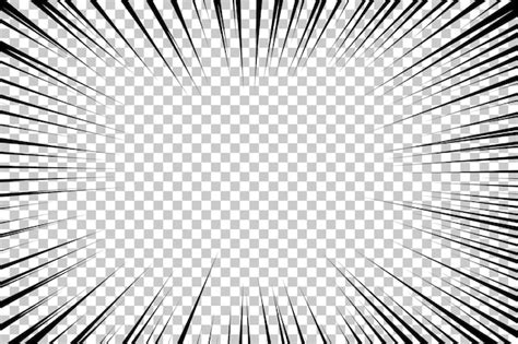 Free Vector | Flash explosion radial lines in comic book or manga style ...