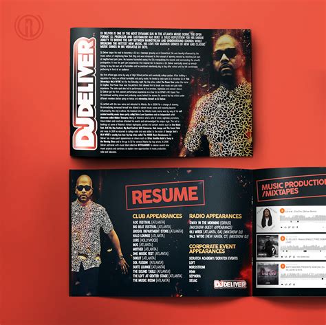 New EPK Design for DJ Deliver by R. One Creative