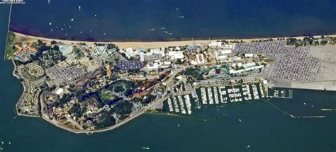 Cedar Point aerial view | Aerial view of the Cedar Point pen… | Flickr