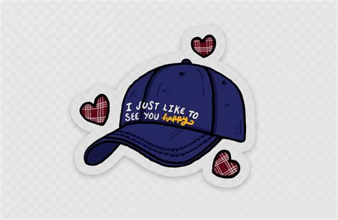 Gilmore Girls Sticker Luke's Hat - Etsy