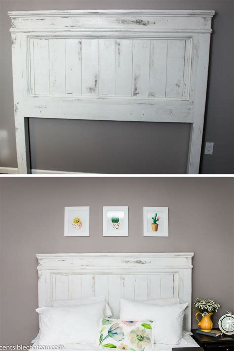 How to Build a Farmhouse Style Headboard- Queen Size Printable Instructions - Centsible Chateau ...