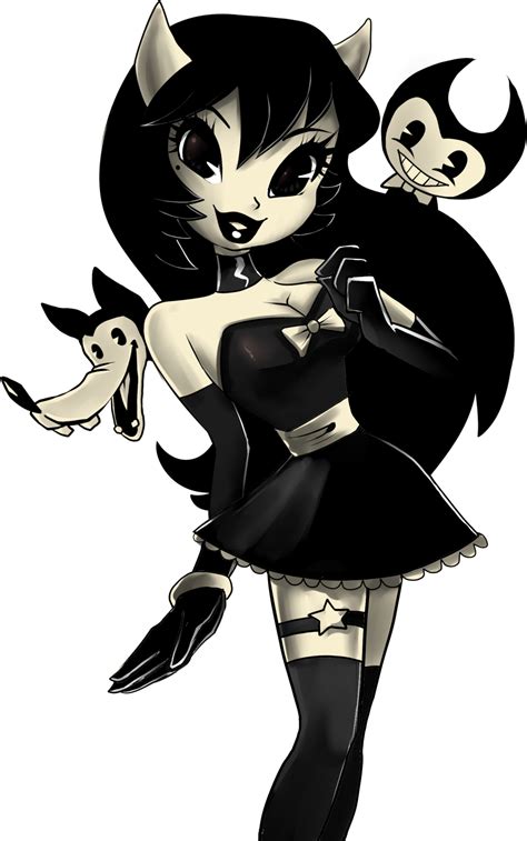 Bendy And The Ink Machine Fanart - Alice Angel Miatriss - Free Transparent PNG Download - PNGkey