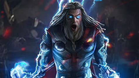 1920x1080 Thor With Mjolnir And Stormbreaker Laptop Full HD 1080P ,HD 4k Wallpapers,Images ...