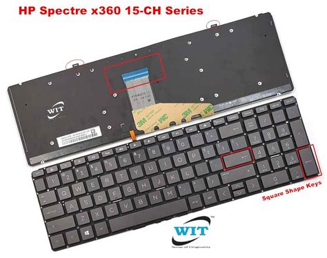 Laptop Keyboard for HP Spectre X360 15-CH011DX 15-CH011NR 15-CH015NR 15 ...