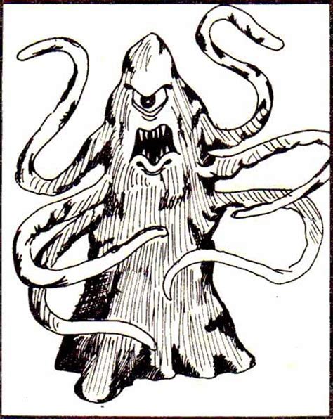 Roper, from AD&D Monster Manual, TSR, 1977. The unattributed ...