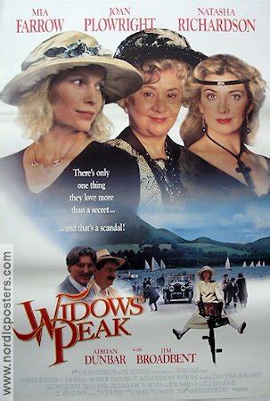 WIDOWS PEAK Movie poster 1995 USA original NordicPosters