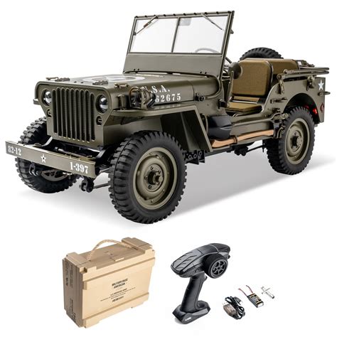 Buy WOWRC RocHobby 1/12 1941 MB Scaler RC Jeep, 4x4 Hobby Grade RTR RC ...