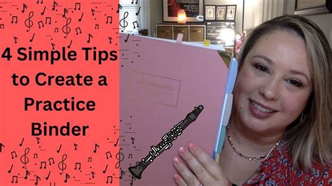 🎵 4 Simple Tips to Create a Practice Binder 📕 - YouTube