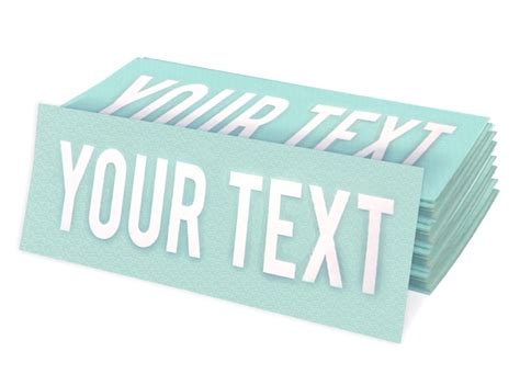 High-Quality, Affordable Custom Vinyl Lettering Stickers